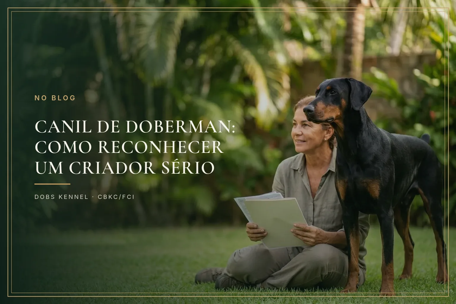 Canil de Doberman: como reconhecer um criador sério