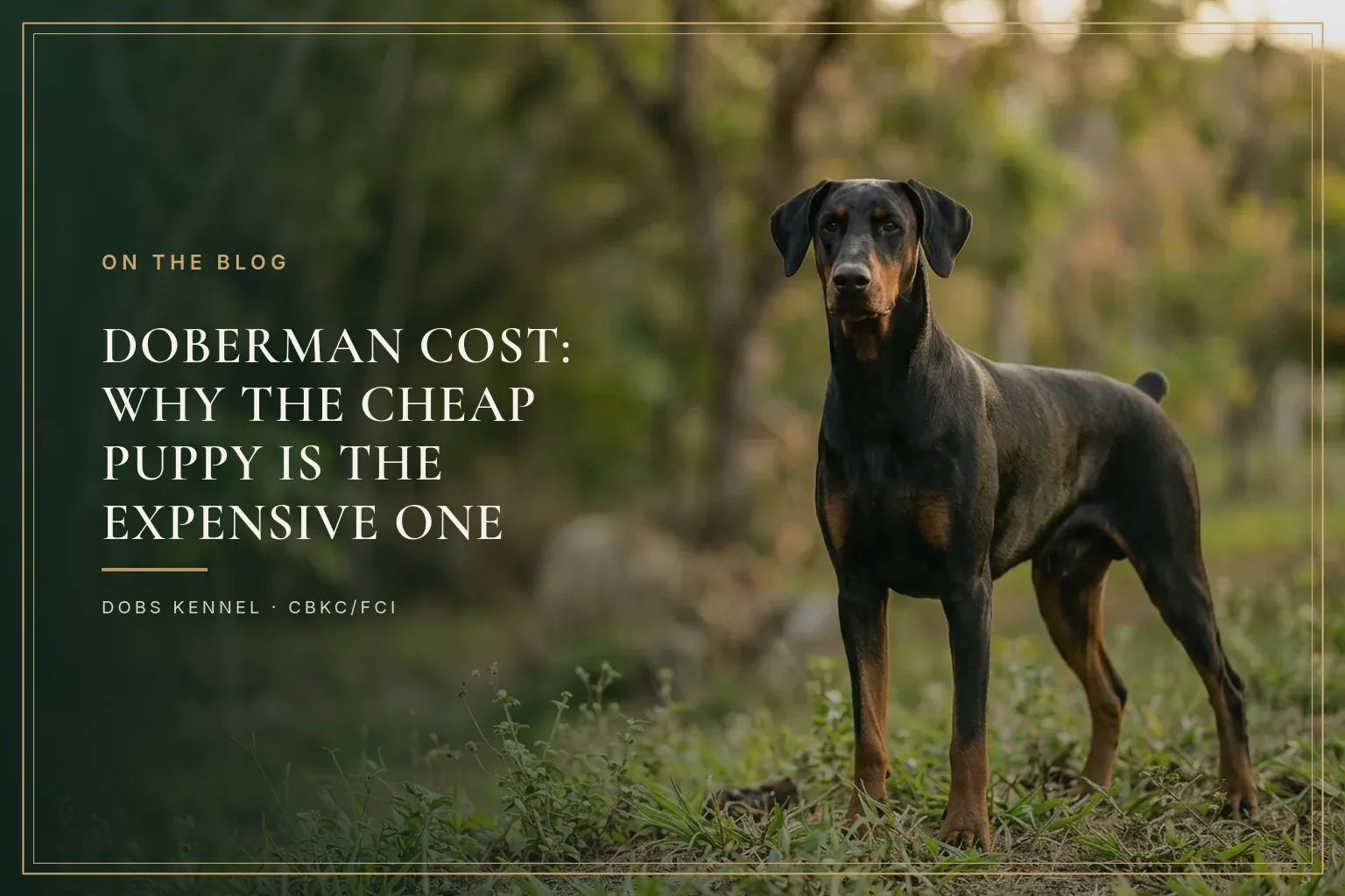 PUPPY PRICE — CHEAP COSTS MORE