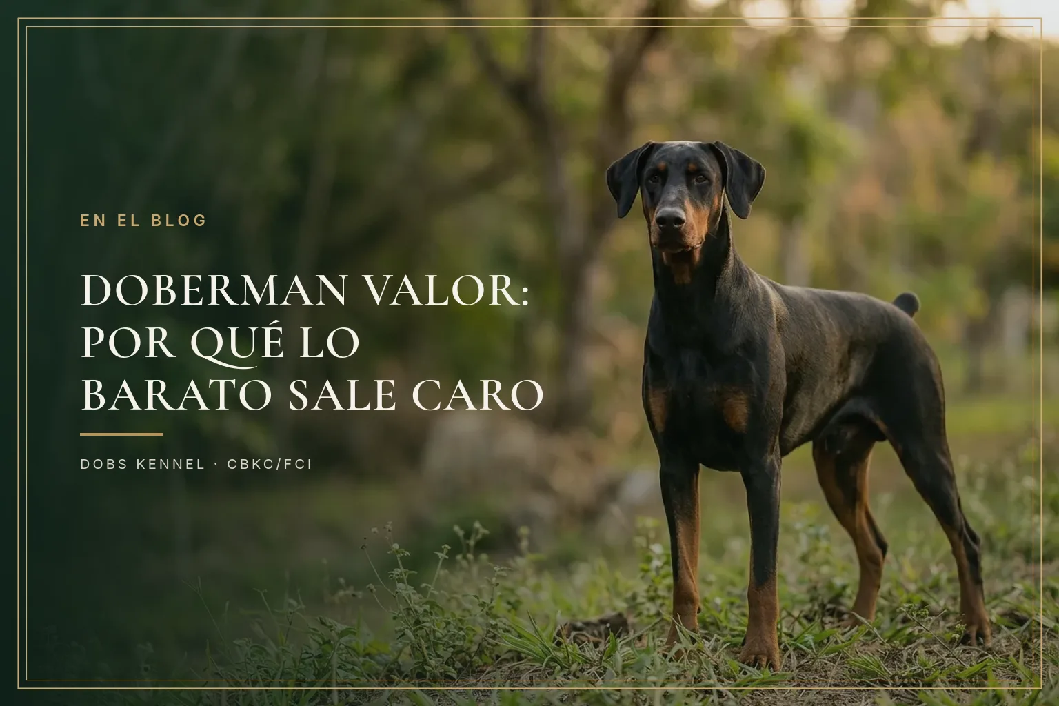 PRECIO DE CACHORRO — LO BARATO SALE CARO