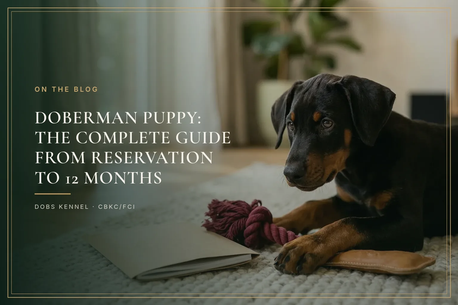 COMPLETE GUIDE — DOBERMAN PUPPY