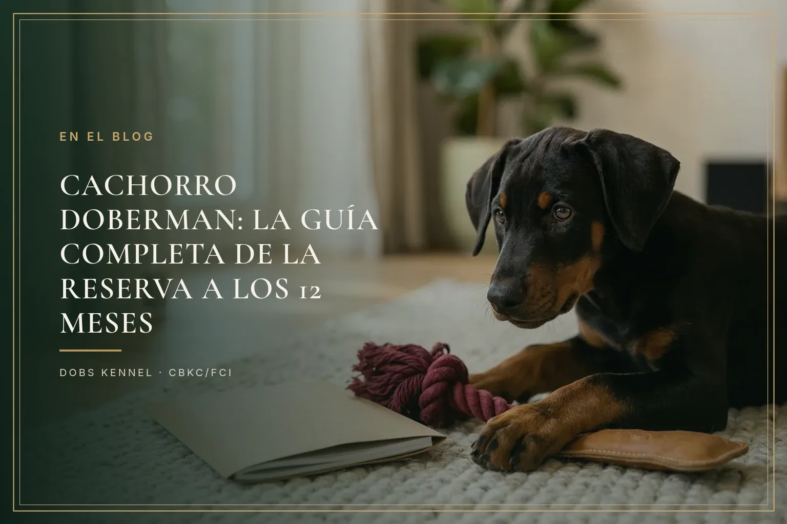 GUIA COMPLETA — CACHORRO DOBERMAN