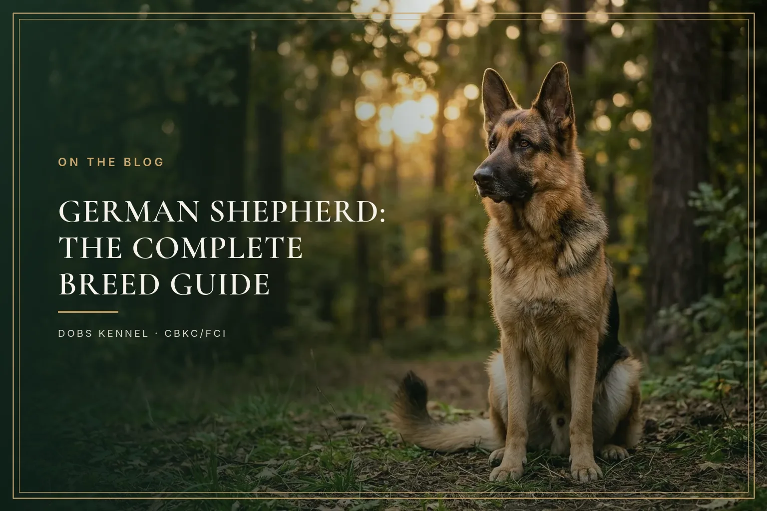 German Shepherd: complete breed guide | Dobs Kennel
