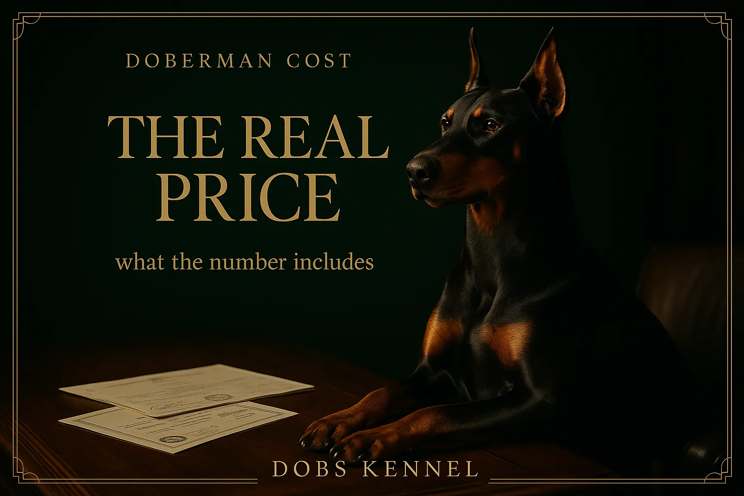DOBERMAN COST — THE REAL PRICE