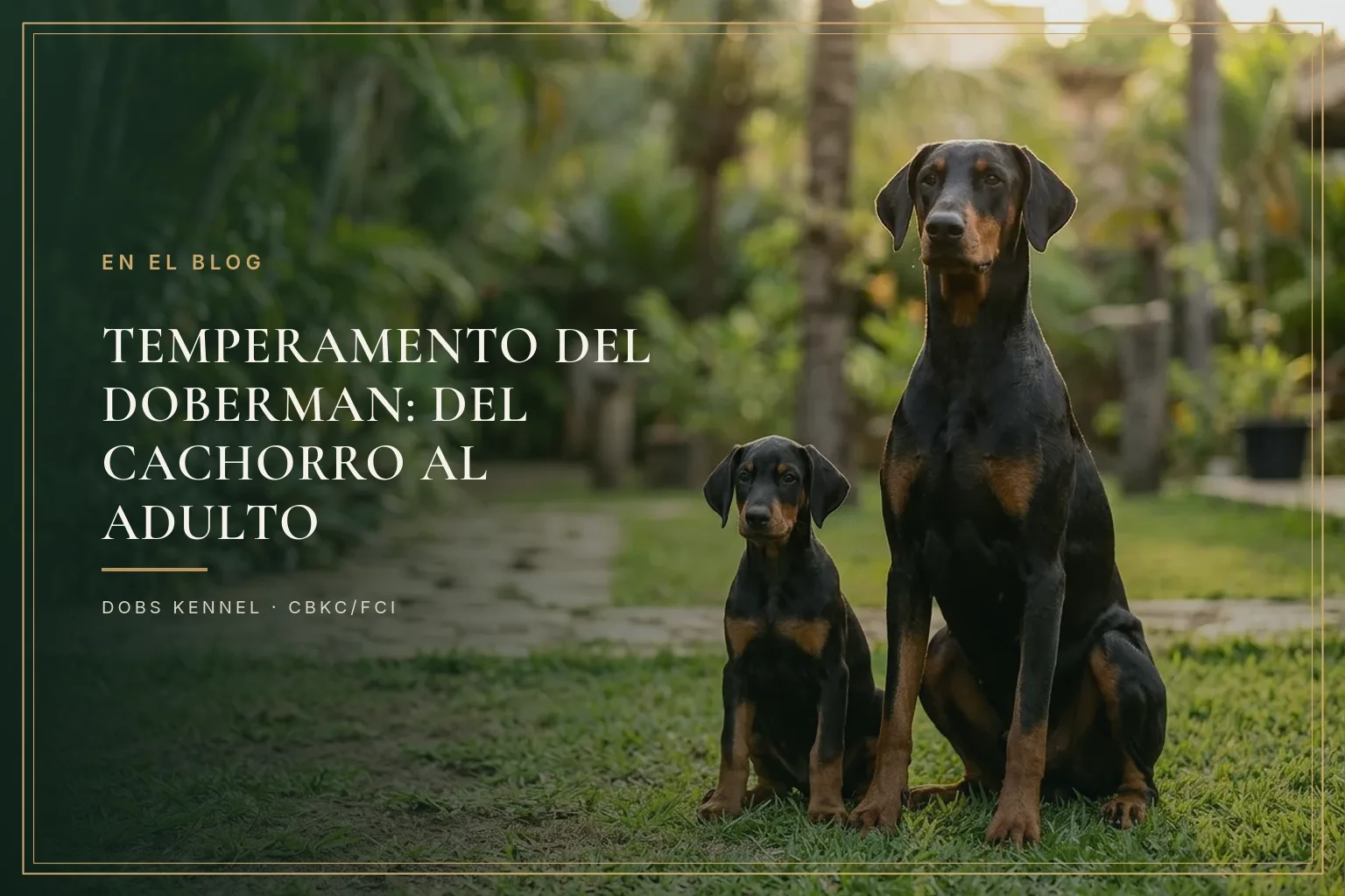 DEL CACHORRO AL ADULTO — TEMPERAMENTO REAL